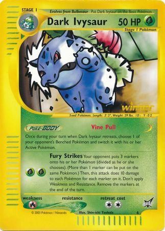 Dark Ivysaur (6) (Winner) (Jumbo Card) [Best of Promos] | GnG Games