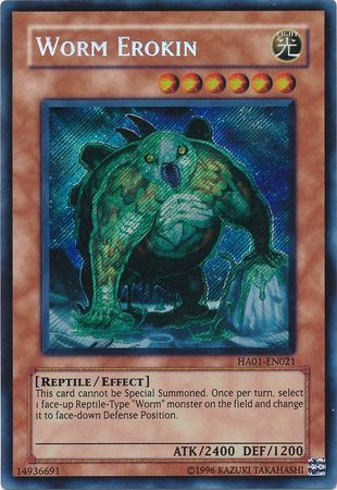 Worm Erokin [HA01-EN021] Secret Rare | GnG Games