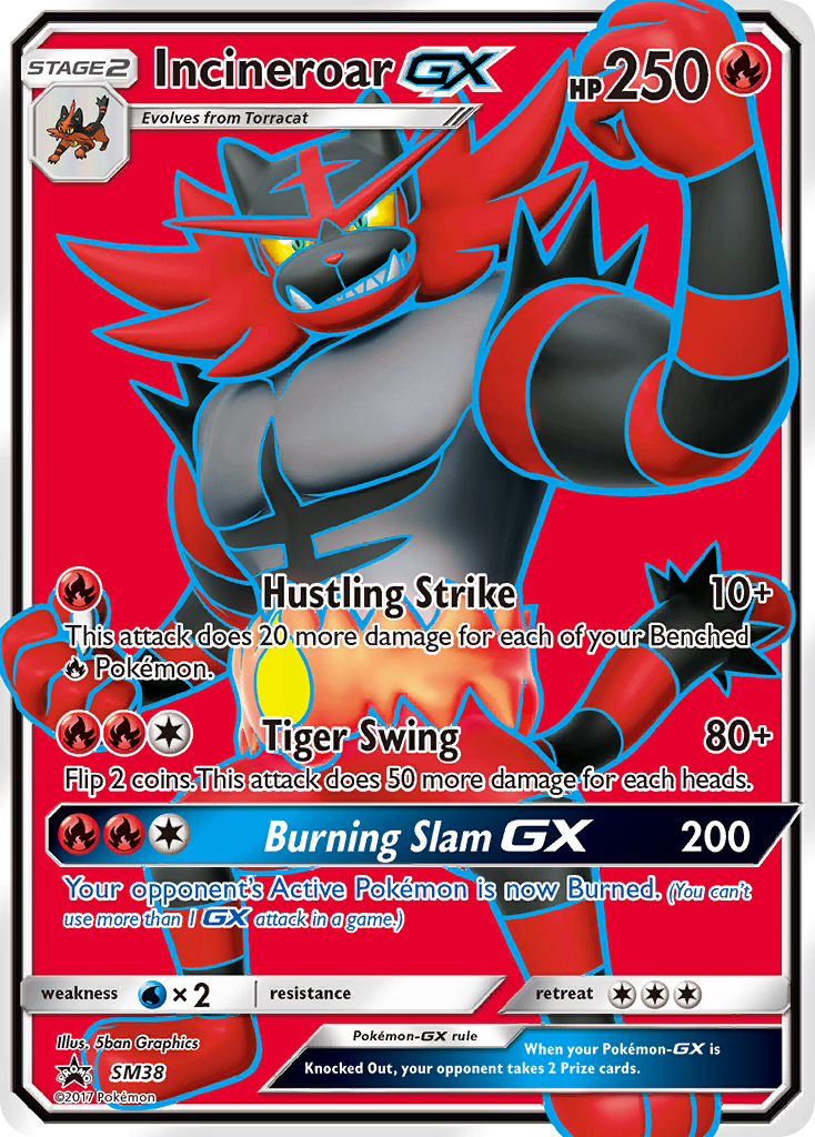 Incineroar GX (SM38) [Sun & Moon: Black Star Promos] | GnG Games