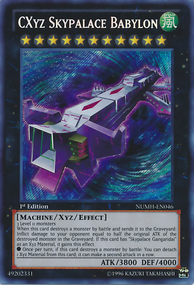 CXyz Skypalace Babylon [NUMH-EN046] Secret Rare | GnG Games