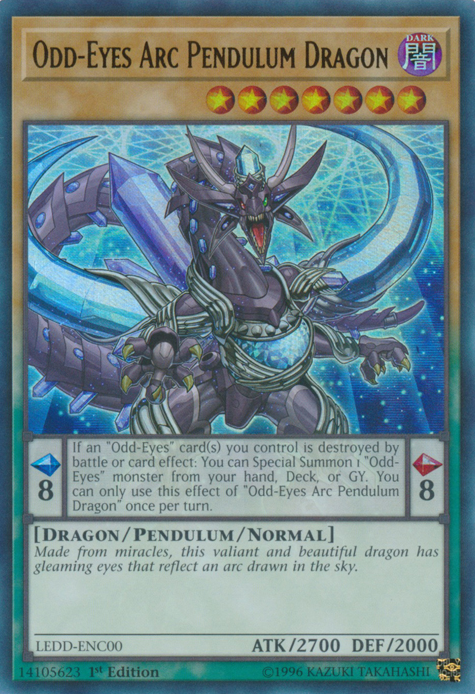 Odd-Eyes Arc Pendulum Dragon [LEDD-ENC00] Ultra Rare | GnG Games