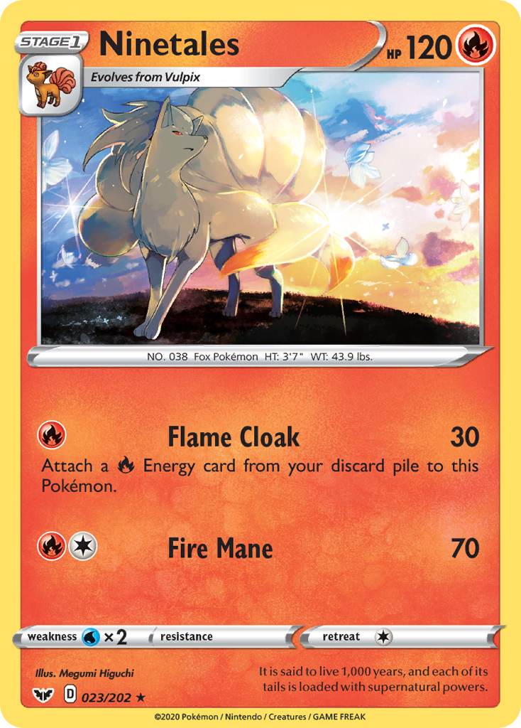 Ninetales (023/202) [Sword & Shield: Base Set] | GnG Games