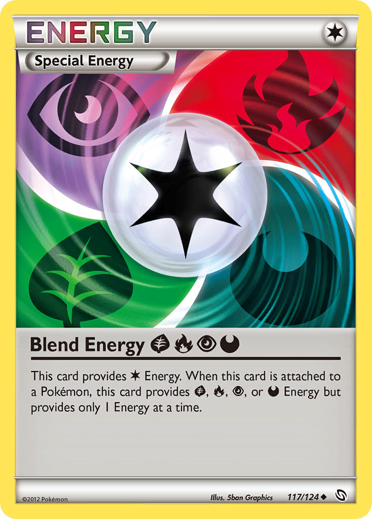 Blend Energy GrassFirePsychicDarkness (117/124) [Black & White: Dragons Exalted] | GnG Games