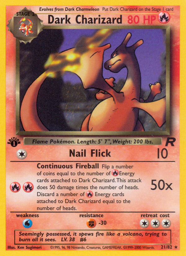 Dark Charizard (21/82) [Team Rocket 1st Edition] | GnG Games