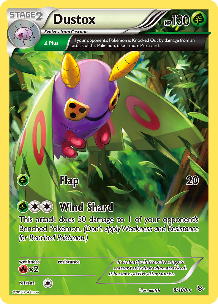 Dustox (8/108) [XY: Roaring Skies] | GnG Games