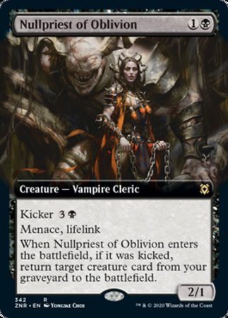Nullpriest of Oblivion (Extended Art) [Zendikar Rising] | GnG Games