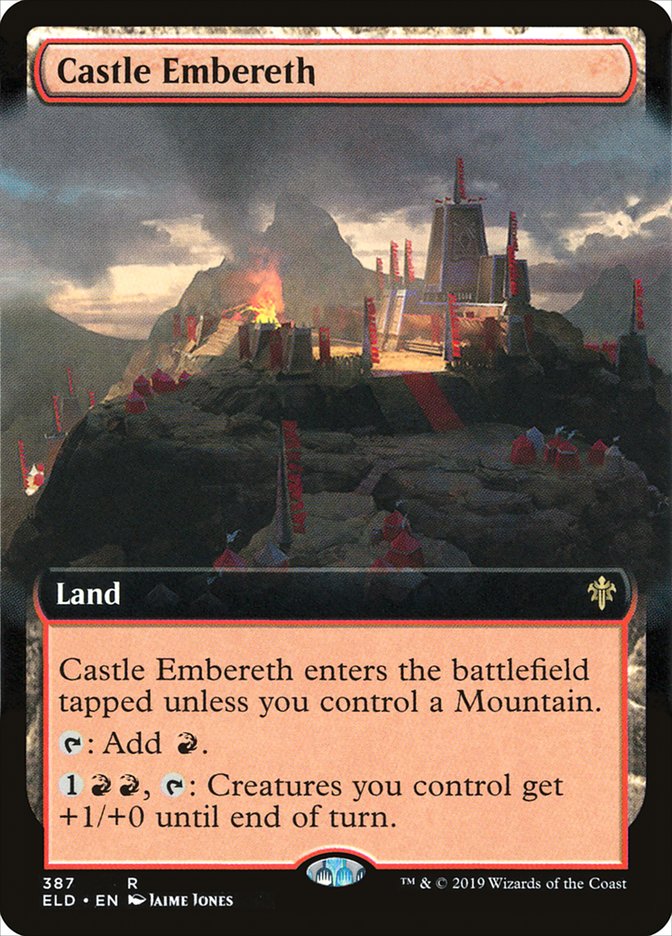 Castle Embereth (Extended Art) [Throne of Eldraine] | GnG Games