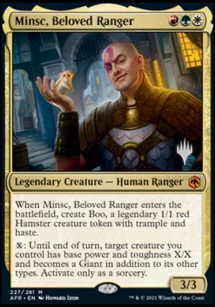 Minsc, Beloved Ranger (Promo Pack) [Dungeons & Dragons: Adventures in the Forgotten Realms Promos] | GnG Games