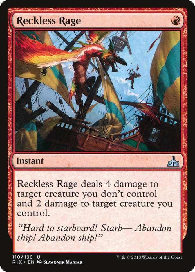 Reckless Rage [Rivals of Ixalan] | GnG Games