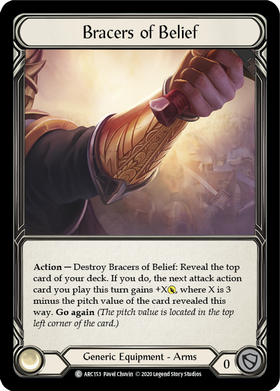 Bracers of Belief [ARC153] Unlimited Edition Rainbow Foil | GnG Games