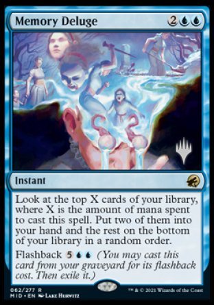 Memory Deluge (Promo Pack) [Innistrad: Midnight Hunt Promos] | GnG Games