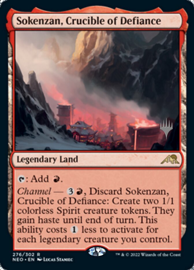 Sokenzan, Crucible of Defiance (Promo Pack) [Kamigawa: Neon Dynasty Promos] | GnG Games