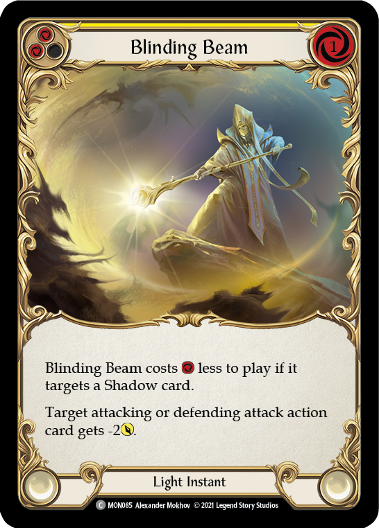 Blinding Beam (Yellow) [MON085] 1st Edition Normal | GnG Games