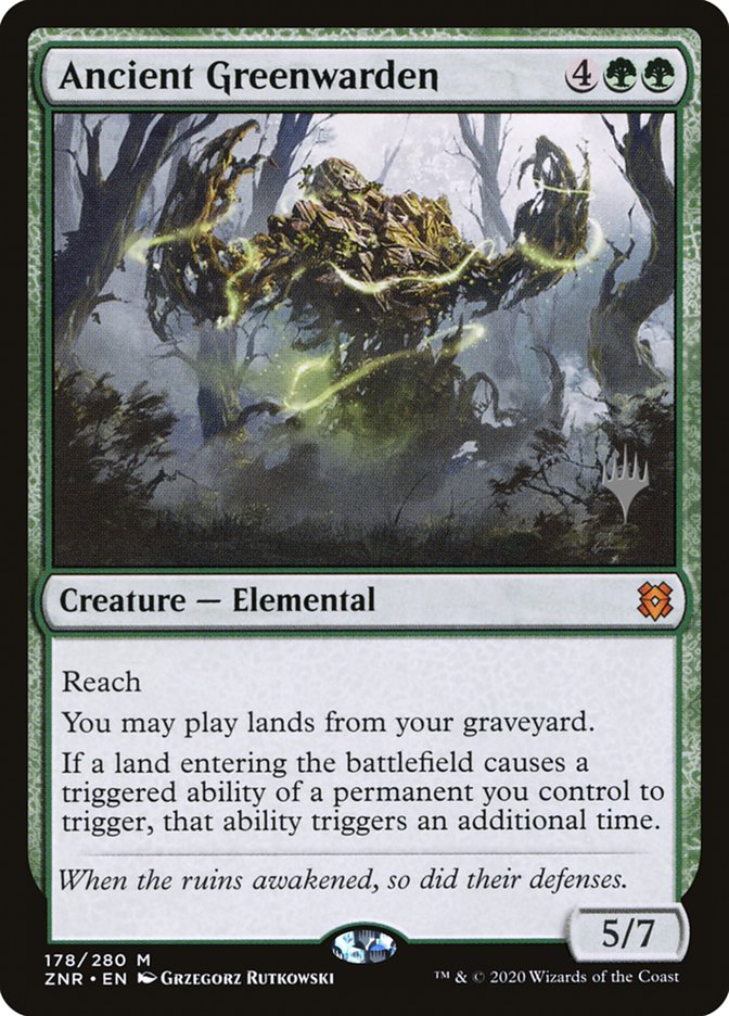 Ancient Greenwarden (Promo Pack) [Zendikar Rising Promos] | GnG Games