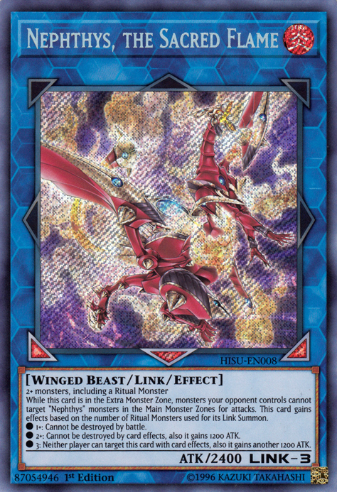 Nephthys, the Sacred Flame [HISU-EN008] Secret Rare | GnG Games