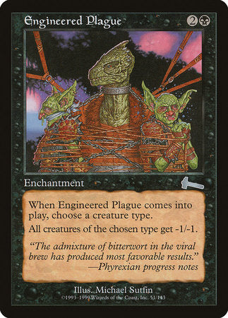 Engineered Plague [Urza's Legacy] | GnG Games