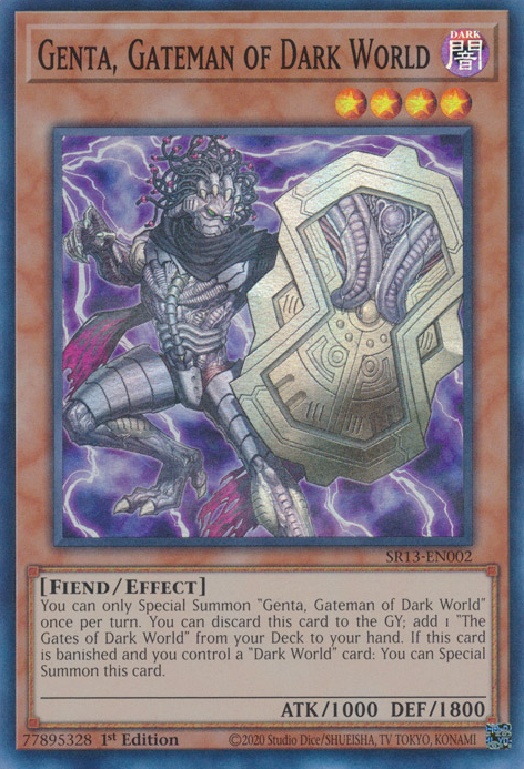 Genta, Gateman of Dark World [SR13-EN002] Super Rare | GnG Games