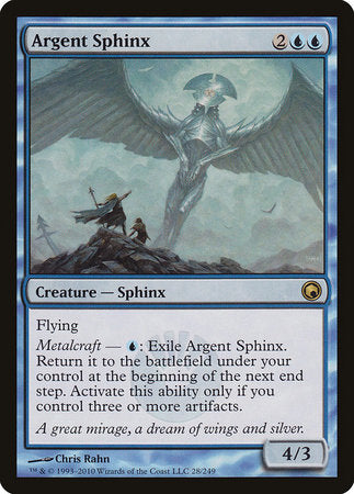 Argent Sphinx [Scars of Mirrodin] | GnG Games