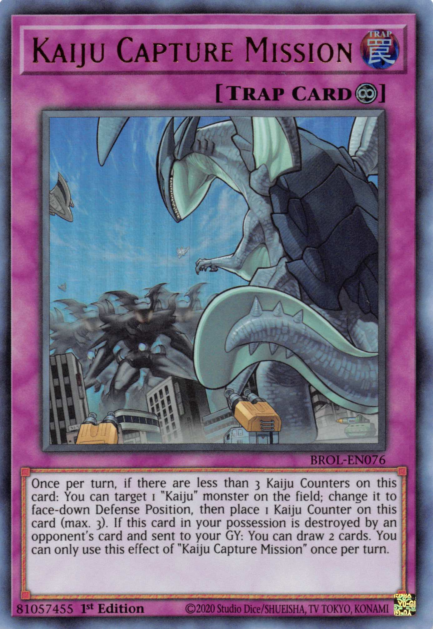 Kaiju Capture Mission [BROL-EN076] Ultra Rare | GnG Games
