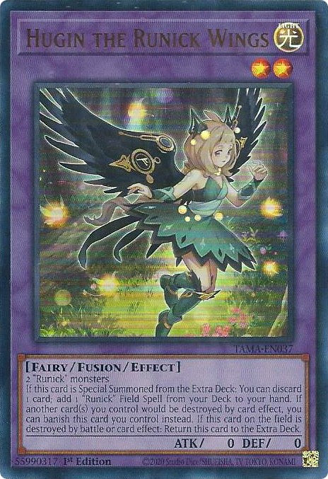 Hugin the Runick Wings [TAMA-EN037] Ultra Rare | GnG Games