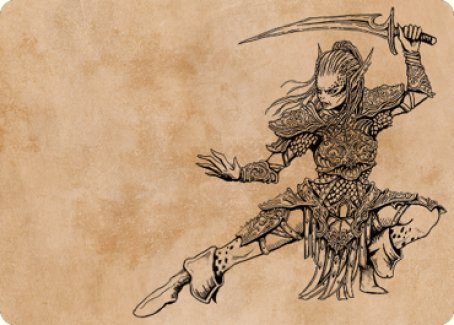 Lae'zel, Vlaakith's Champion Art Card [Commander Legends: Battle for Baldur's Gate Art Series] | GnG Games
