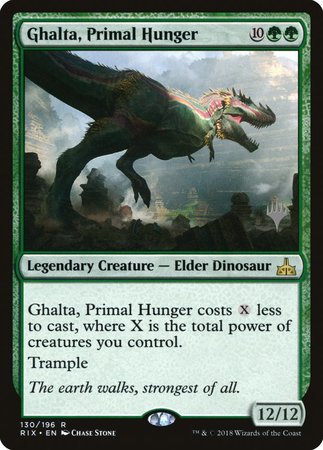 Ghalta, Primal Hunger [Rivals of Ixalan Promos] | GnG Games