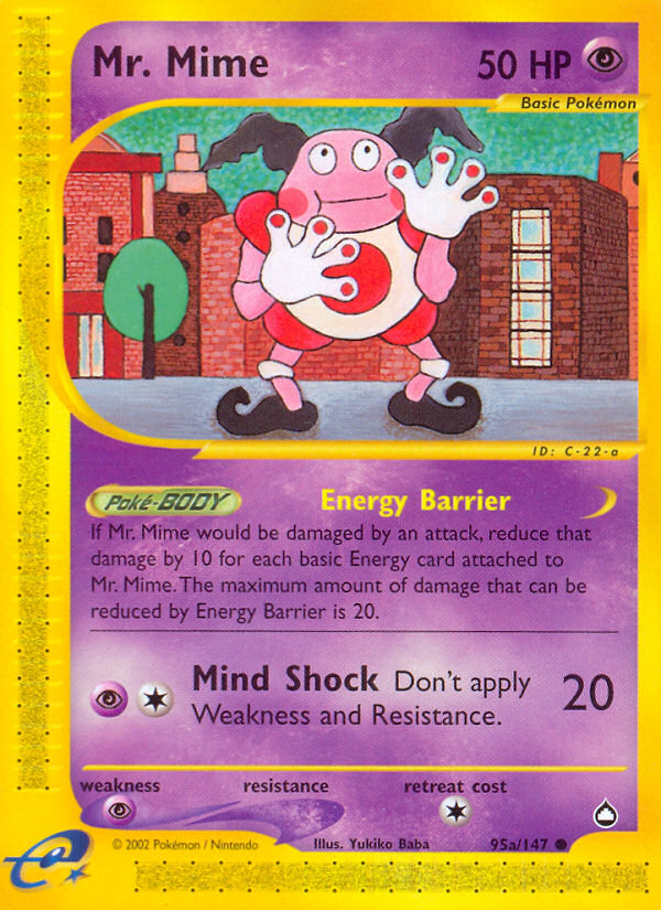 Mr. Mime (95a/147) [Aquapolis] | GnG Games