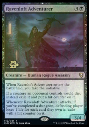 Ravenloft Adventurer [Commander Legends: Battle for Baldur's Gate Prerelease Promos] | GnG Games