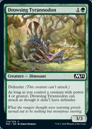 Drowsing Tyrannodon [Core Set 2021] | GnG Games