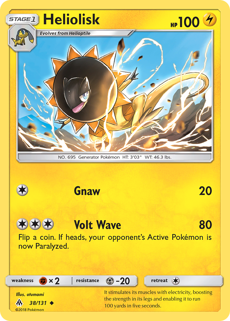 Heliolisk (38/131) [Sun & Moon: Forbidden Light] | GnG Games