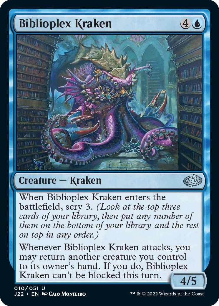 Biblioplex Kraken [Jumpstart 2022] | GnG Games