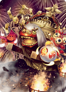 March of Reckless Joy Art Card [Kamigawa: Neon Dynasty Art Series] | GnG Games