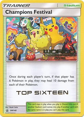 Champions Festival(SM148) (2018 Top Sixteen) [Sun & Moon: Black Star Promos] | GnG Games