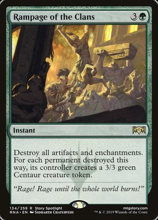Rampage of the Clans [Ravnica Allegiance] | GnG Games