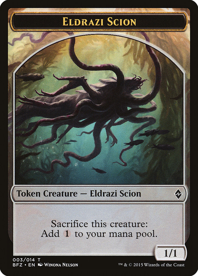 Eldrazi Scion (003/014) [Battle for Zendikar Tokens] | GnG Games