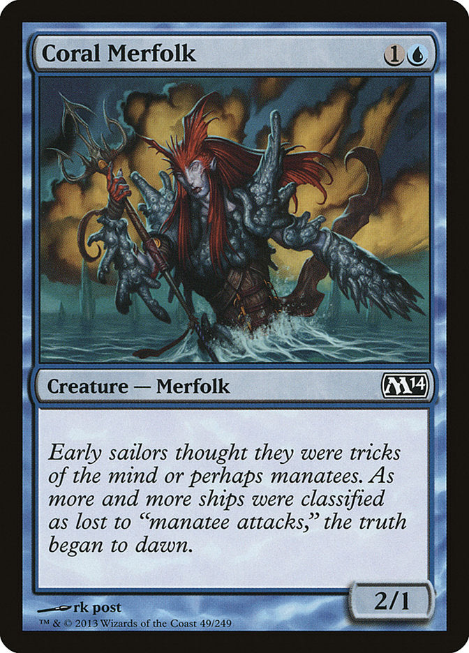 Coral Merfolk [Magic 2014] | GnG Games