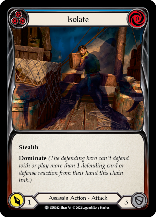 Isolate (Blue) [UZU022] (Outsiders Uzuri Blitz Deck) | GnG Games