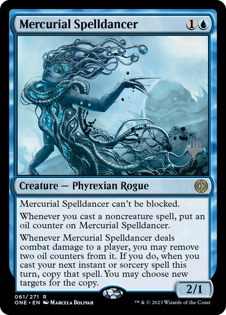 Mercurial Spelldancer (Promo Pack) [Phyrexia: All Will Be One Promos] | GnG Games