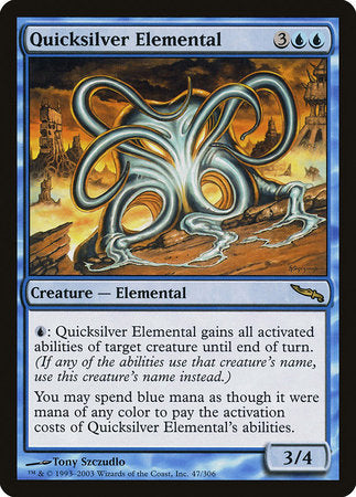 Quicksilver Elemental [Mirrodin] | GnG Games