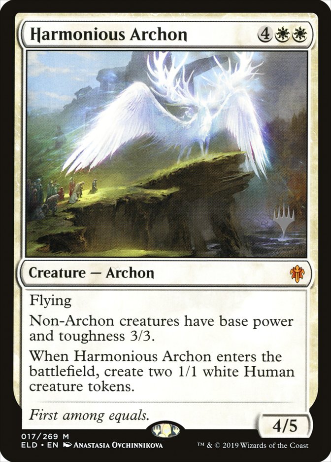 Harmonious Archon (Promo Pack) [Throne of Eldraine Promos] | GnG Games