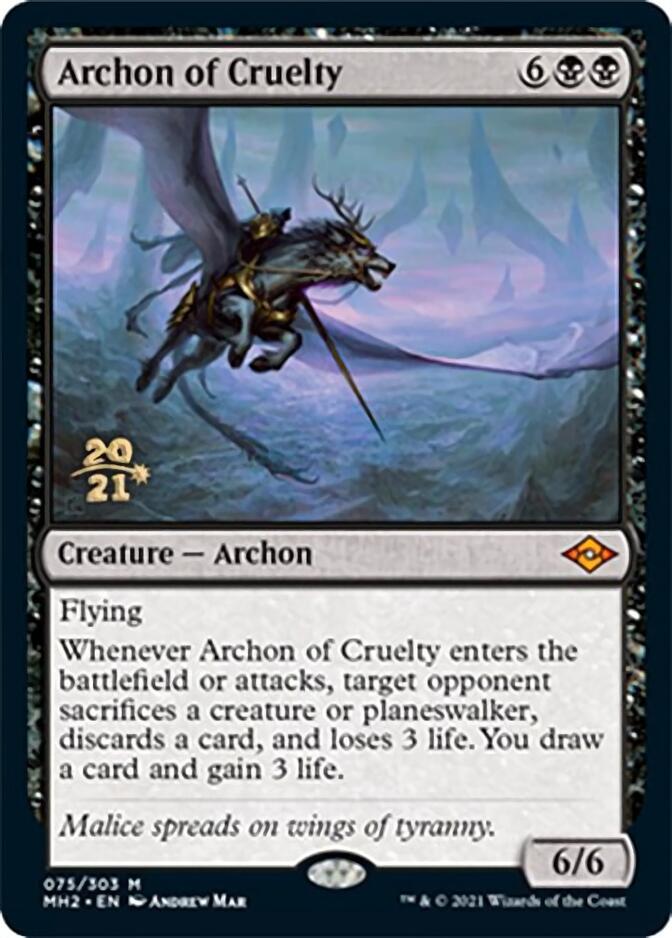 Archon of Cruelty [Modern Horizons 2 Prerelease Promos] | GnG Games