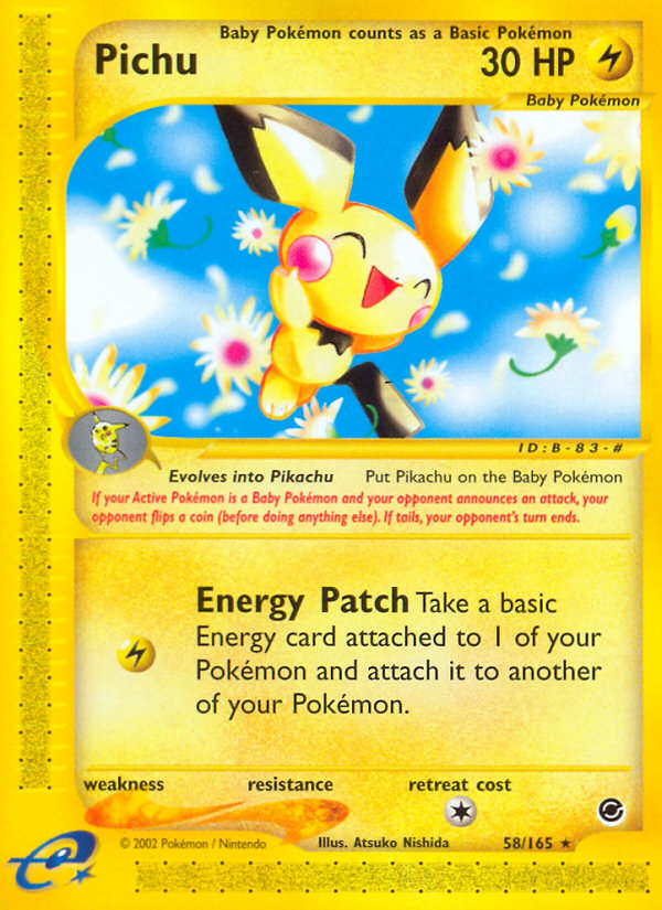 Pichu (58/165) [Expedition: Base Set] | GnG Games