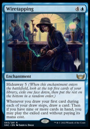 Wiretapping (Promo Pack) [Streets of New Capenna Promos] | GnG Games