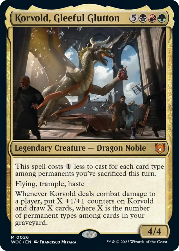 Korvold, Gleeful Glutton [Wilds of Eldraine Commander] | GnG Games