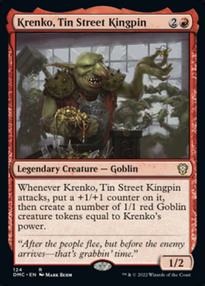 Krenko, Tin Street Kingpin [Dominaria United Commander] | GnG Games