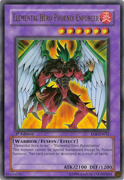 Elemental Hero Phoenix Enforcer [EOJ-EN032] Ultra Rare | GnG Games