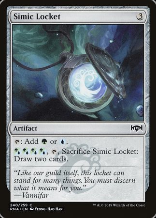Simic Locket [Ravnica Allegiance] | GnG Games