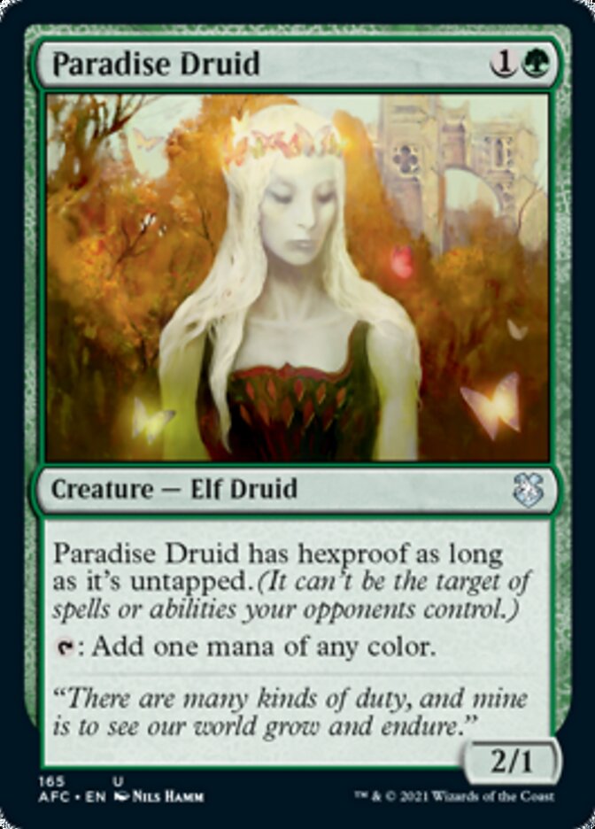 Paradise Druid [Dungeons & Dragons: Adventures in the Forgotten Realms Commander] | GnG Games
