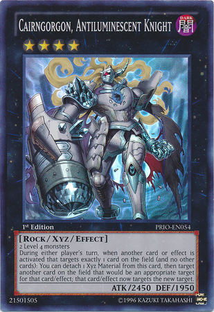 Cairngorgon, Antiluminescent Knight [PRIO-EN054] Super Rare | GnG Games