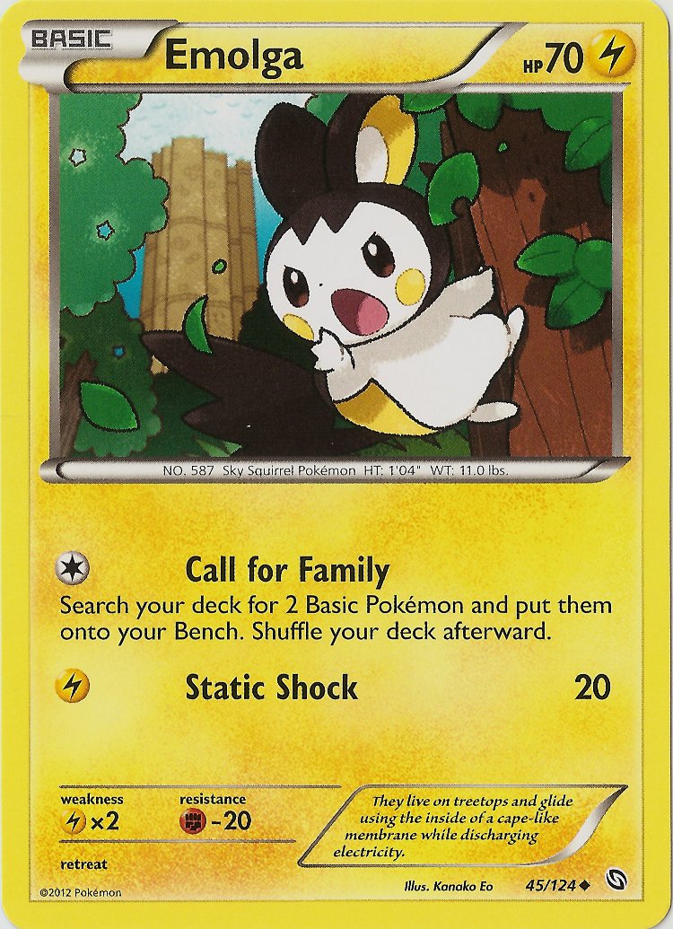 Emolga (45/124) [Black & White: Dragons Exalted] | GnG Games